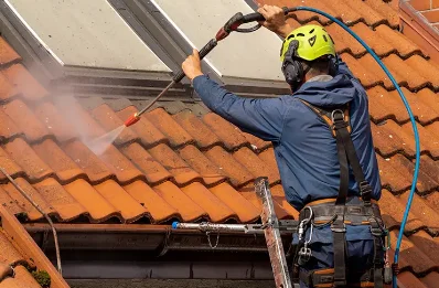Démoussage et hydrofuge de toiture à Thenailles